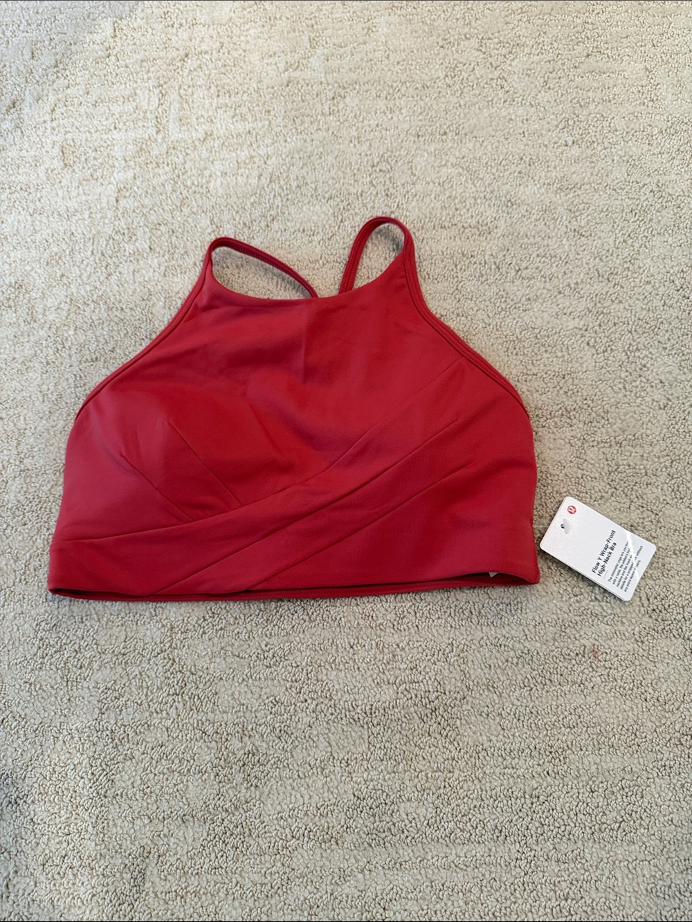 lululemon red sports bra NWT